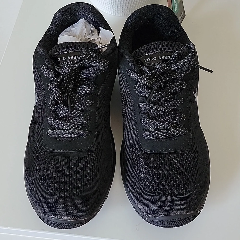 U S Polo Assn black Sneakers 10 size